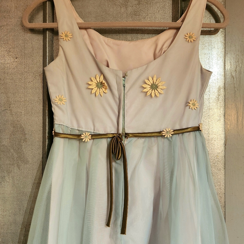 VTG Handmade 60s Baby Blue Dress - Picture 4 of 6